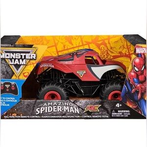 🆕 MONSTER JAM MARVEL the Amazing Spider-Man RC Monster Truck NIB